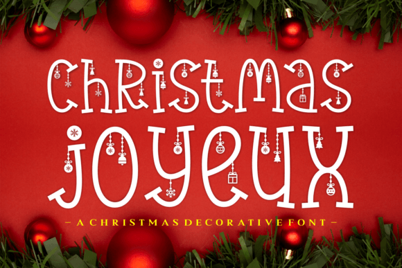 Christmas Joyeux: A Decorative Asset for Festive Branding