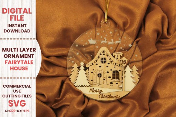 Christmas Ornament Fairytale House: Winter Amp Visuals