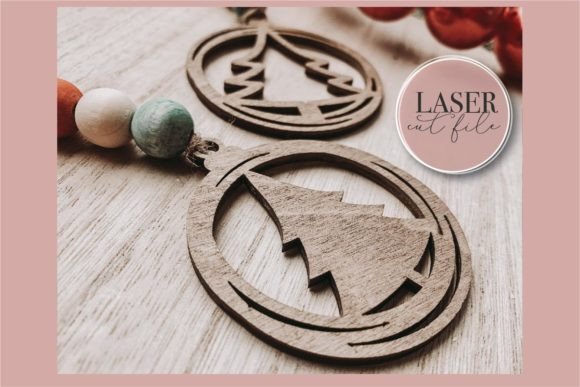 Christmas Ornaments Svg for Laser in Winter Amp
