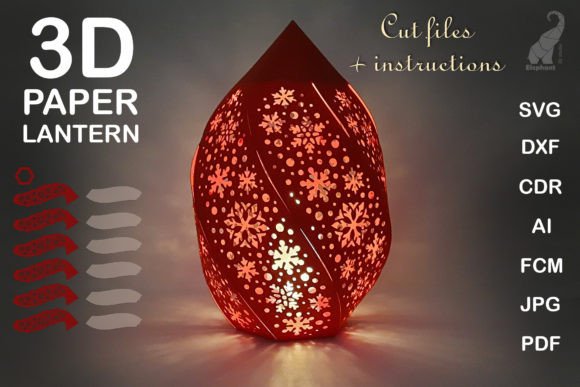 Christmas Paper Lantern SVG: Designer Review