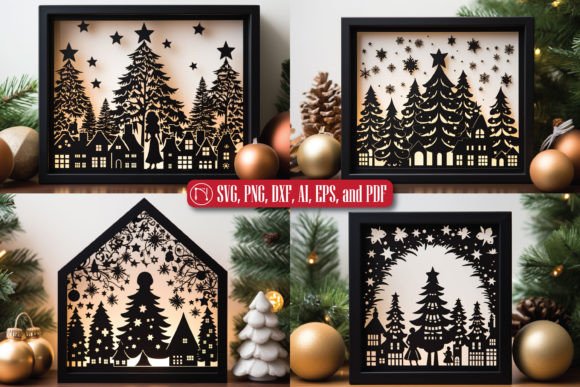 Cricut Christmas Layer SVG Bundle: Winter Amp