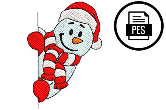 Cute Christmas Snowman Embroidery Review