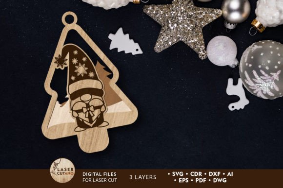 Gnome Art Ornament: Winter Amp for Etsy Sellers