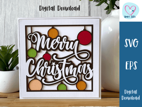 Review: Christmas Card Baubles SVG for Embroidery