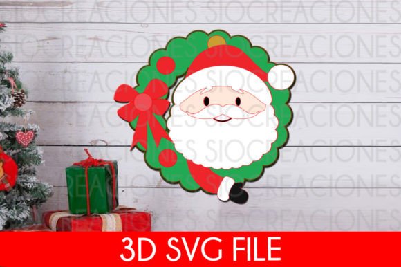 Review: Christmas Garland Santa 3D SVG