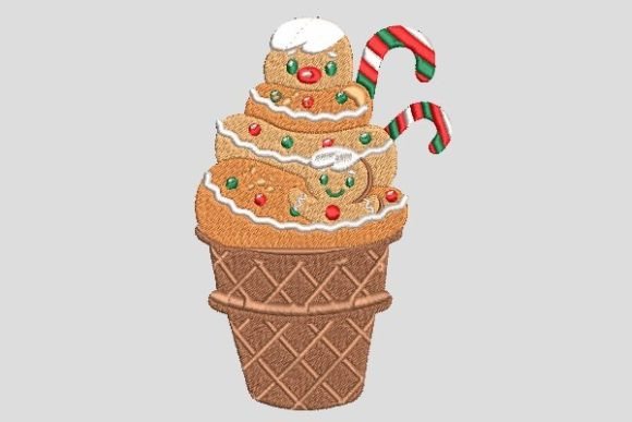 Review: Christmas Ice Cream Cone Candy Embroidery