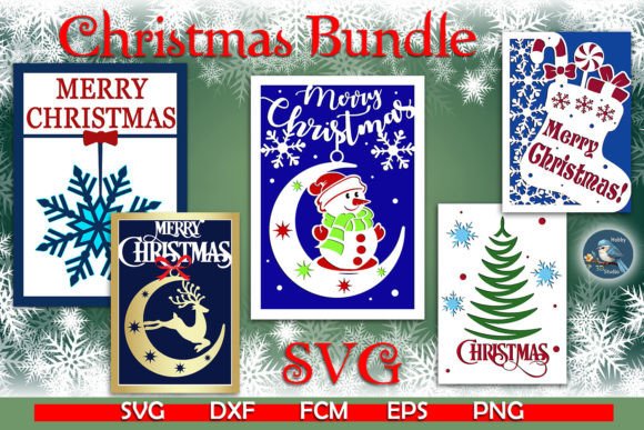 Review: Christmas Papercut Cards SVG Bundle