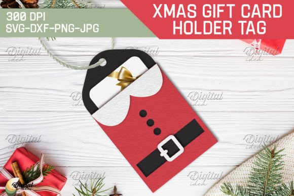 Review: Santa SVG Christmas Gift Card Holder Tag