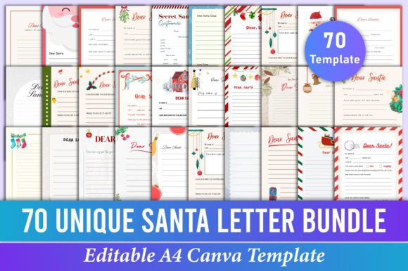 Reviewing 70 Unique Santa Letter Bundle Canva