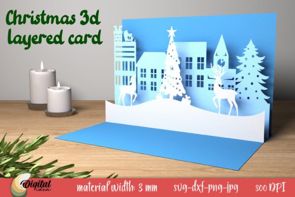 Reviewing Christmas 3D Layered for Brand Impact
