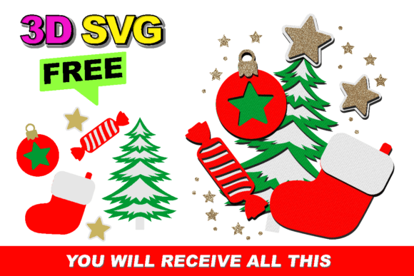 Reviewing Christmas Elements 3D SVG for Branding