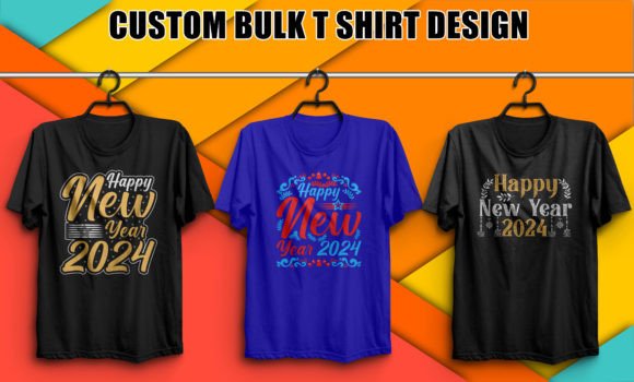 Reviewing Happy New Year Vector Tshirt for Embroidery