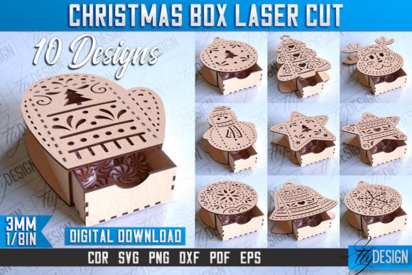 Winter Amp: Reviewing Christmas Box Laser Cut CNC Files